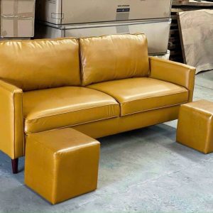 Ghế Sofa Da Kèm Đôn Ngồi Cao Cấp