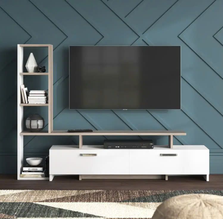 Kệ tivi có hộc tủ tiện ích gỗ MDF Tân Đỉnh Phát - Ảnh 2