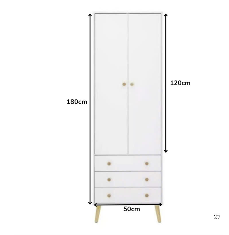 Tủ đồ cho bé chất liệu gỗ MDF cao cấp - Ảnh 6