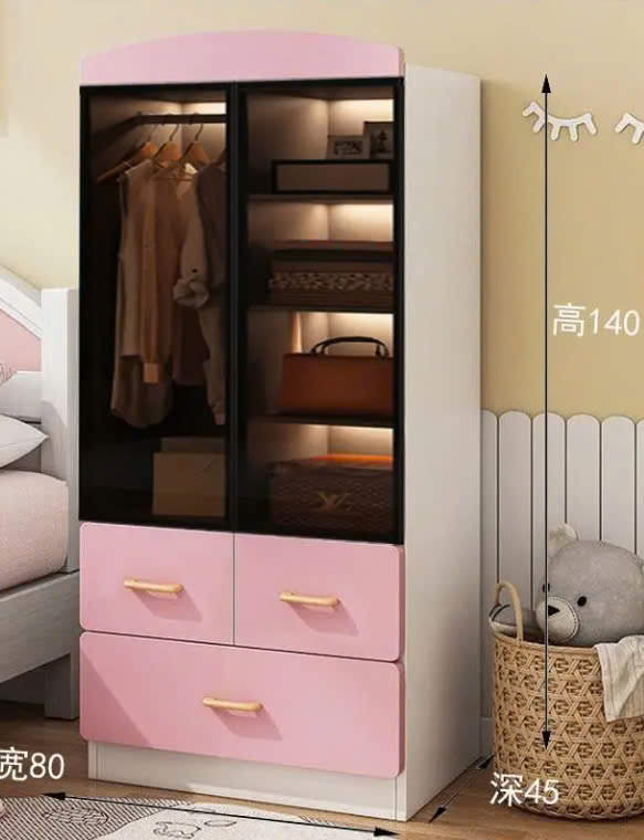 Tủ đồ quần áo đa năng cho bé chất liệu MDF